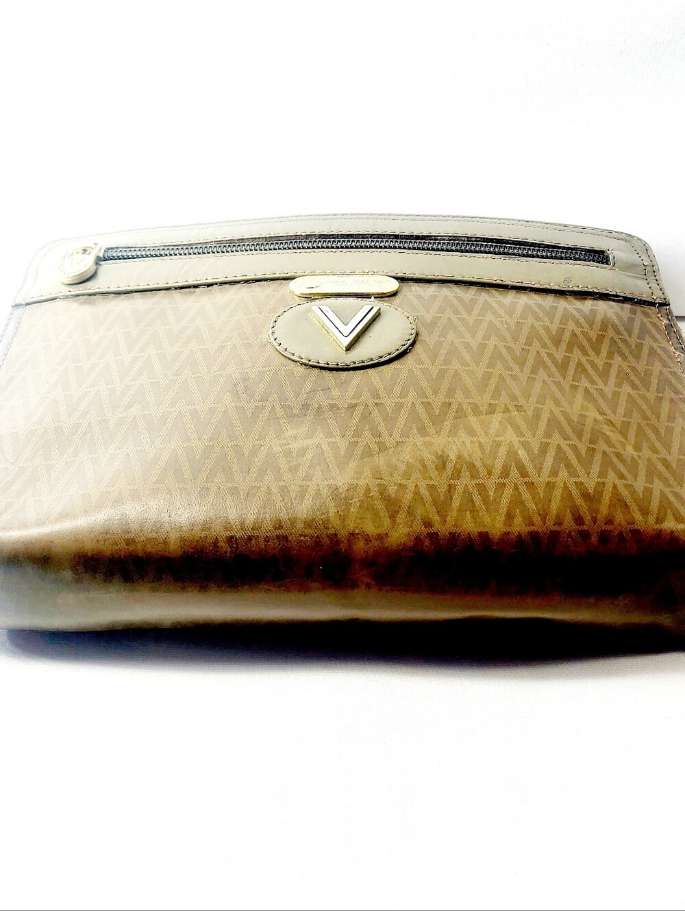Mario Valentino Leather Clutch - Picture 6 of 7
